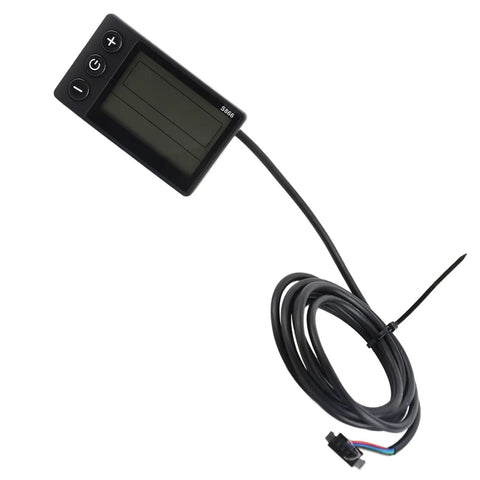 Must Have LCD Display For Electric Bikes And Scooters With Large Backlit Screen Waterproof Handlebar Mount Easy Install Real Time Ride Stats SM Plug 24V 36V 48V Compatible