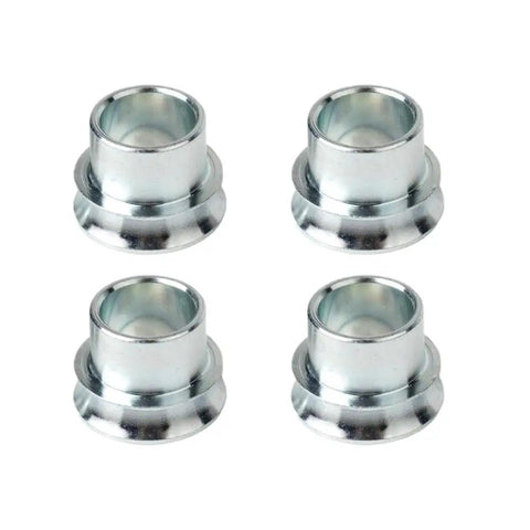 Four Pack Three Quarter To Five Eighth Inch Misalignment Spacer Heims Rod End Bearings for control arm adjustment.