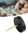 Pro Grade Watch Balance Holder For Precise Balance Correction and Bridge Bracket Support with 35MM fit tool in use