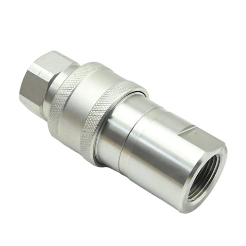 Heavy Duty 1 Inch ISO 5675 Hydraulic Quick Connect Coupler Set With Pioneer Style 1 Inch NPT Thread