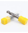 Surface milling cutter, 1pc, carbide end mill, 3-flute, D10x75, Amazon Tools, yellow protective caps