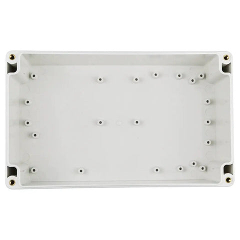 Built Tough Waterproof Abs Plastic Junction Project Box Enclosure 200Mm By 120Mm By 75Mm showing inside view with drillouts.