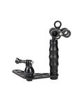 Underwater Camera Tray Kit With Handheld Grip And Stabilizer for GoPro, Aluminum Tray for Snorkeling and Ocean Dives