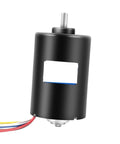 Compact 12V DC Brushless Geared Motor R4260 With 8000 RPM, Five-Wire, 4mm Output Shaft, front view, for robotic arms and conveyors