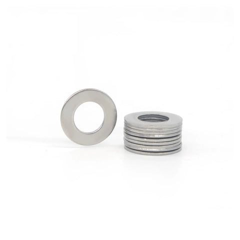 Flat Washer Kit 180Pc Stainless Steel Washers Assortment For Screws And Bolts M2.5 M3 M4 M5 M6 M8 M10 in stacked view