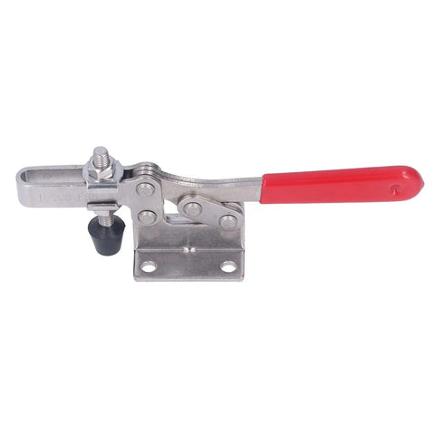 Front view of Beefy Quick Release Toggle Clamp Stainless Steel Welding Hand Clamp Tool With 227 Kg Clamping Force on white background.