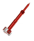 Red Honda Keihin FCR Air Fuel Mixture Screw Replacement for CRF150R, CRF250R, CRF450X, aluminum build.