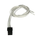 Heavy Duty Battery Current Sensor Connector Wiring Harness drops straight in, features white wiring and black connector for Chevy Silverado and GMC Sierra.