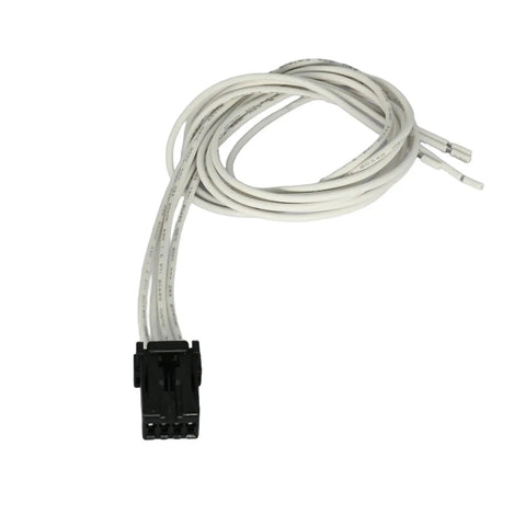 Heavy Duty Battery Current Sensor Connector Wiring Harness drops straight in, features white wiring and black connector for Chevy Silverado and GMC Sierra.