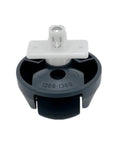 Front caster wheel for Roborock Omni and S8 Pro Ultra, grey wheel with white mounting bracket