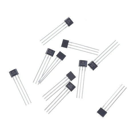 Set Of 10 Hall Effect Linear Sensors For Pro Grade Proximity And Position Sensing With Linear Voltage Output Proportional To Magnetic Field Strength High Precision Hall Sensor Array scattered view