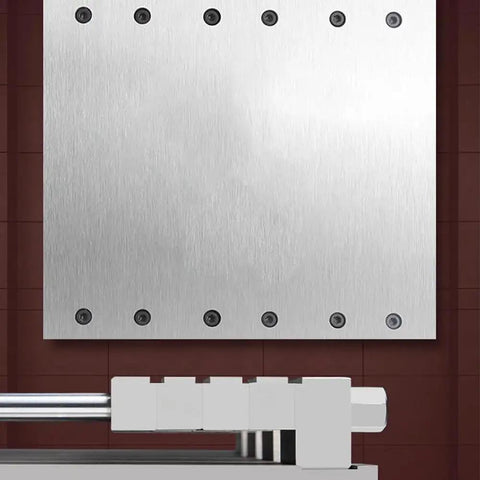 Tough As Nails CNC Bench Vise Offering Rock Solid Clamping and Thickened Hardened Screw Rod for Precision Machining base and jaw close-up.