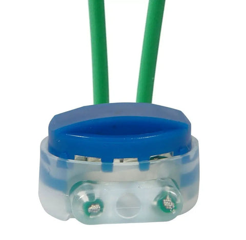 Three Wire Electrical Connector Kit For 22 To 14 AWG Cables Self Stripping Box Pigtail Connectors Moisture Resistant And Flame Retardant Nylon Insulated 600V Rating Easy Install Durable Wire Joiner