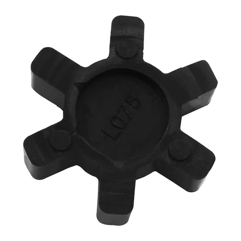 Four Pack L075 Flexible NBR Rubber Spider Insert for L Jaw Couplings, Fits 1/2 to 7/8 Inch Shafts, Durable Replacement Parts, High Quality Sealed Spider Set for Easy Maintenance