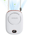 Portable Neck Fan USB Rechargeable 3 Speed Mini Personal Handheld Fan On The Go Travel Makeup Eyelash Care Outdoor Office