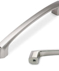 10 Pack 5 Inch Brushed Satin Nickel Cabinet Pulls Center To Center 128mm Durable Zinc Alloy Construction Corrosion Resistant