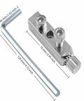 Heavy Duty Screw Extractor Kit For 1/2 And 3/4 Inch Valves Pipes Fits Broken Bolts Stripped Threads Silver Alloy Steel Made Plumbing Fix It Yourself Tool Set, 75mm