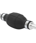 Manual Siphon Pump For Gasoline And Oil Transfer Hand Operated Fuel Extractor With 10mm Hose No Spill Easy Liquid Transfer Tool For Hydraulic Equipment Marine And RV Use black rubber bulb pump with metal hose fittings