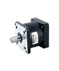 Rock Solid Nema 34 Planetary Gear Reducer Unit High Precision Low Noise Stepper Motor Drive Gearbox CNC part in black and silver.