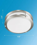 LED Retrofit Downlight Kit For Five To Six Inch Can Lights 4 Pack With 1000 Lumens Dimmable Flicker Free Selectable White Five Color