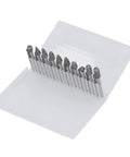 Pro Grade 20 Pcs Tungsten Carbide Double Cut Rotary Burr Set One Eighth Inch Shank Fits Dremel And Grinders Woodworking Carving Engraving Polishing With Handy Plastic Storage Box, set in plastic case