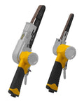 Lightweight Handheld Pneumatic Belt Sander For DIY Sanding And Polishing Projects with dual grip handles for comfort and control