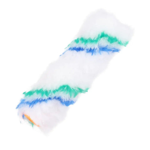Mega Pack Of Twenty Soft Polyester Wall Paint Roller Brushes Delivers A Hella Smooth As Butter Finish Perfect For Painting Interior Walls Ceilings Canvas And Waterproof Coatings, soft polyester roller sleeve close-up.