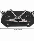 Heavy Duty Auxiliary Jewelry Welding Work Clip With Angle Adjustable Third Hand for precise soldering tasks in workshop, 26cm x 17cm.