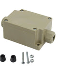 IP68 Waterproof Outdoor Junction Box 3 Way Splice Enclosure For Underground Coaxial Cable M25 Gland Connector with fittings.