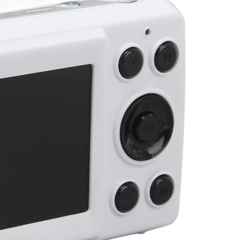 Rear view of High Definition 16MP Digital Camera With 1080P Video Recording, 16X Digital Zoom, Multi Axis Stabilization, 2.4 Inch LCD Display.