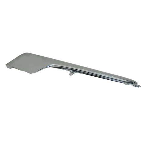Sleek OEM Left Front Upper Fog Light Trim Strip Replaces 1049609 00 F Fits Tesla Model X 2016 To 2021 shiny chrome finish