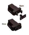 Push To Open Touch Latch 8 Pack With Self Locking Rebound Mechanism For Cabinets And Drawers Easy Install With Screws Open Catch Lock