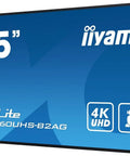 Grab This Epic 65 Inch UHD LCD Digital Signage Display That Brings Crisp Resolution And A Complete No Sweat Install For Modern Retail Floors Or Large Corporate Hallways Right Now showing 4K UHD logo.