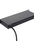 Professional Audio Power Conditioner With Power Sequencer And Voltage Stabilization featuring ten outlets on a rack mount chassis.