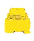 Three Terminal Surge Protection Device For DIN Rail SD32T3-3-Wire SPD Module shown from the front with specifications.