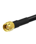 Connector of Amp Up Your Signal Fast With This Beefy 4G LTE Cellular Antenna, featuring gold-plated end for strong reception.