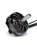 Close-up of XING-E Pro 2207 2750KV Brushless Motors For FPV Racing Drones 4S Quadcopters, showing steel shaft.