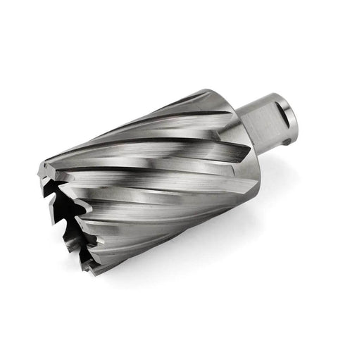 Annular cutter with Weldon shank, 1-5/8 in cutting diameter, 2 in depth of cut