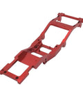 6061 Aluminum RC Car Chassis Frame For MN82 LC79 1/12 Scale, Beefed-Up Metal Upgrade Kit, Red Finish, Race-Ready Component