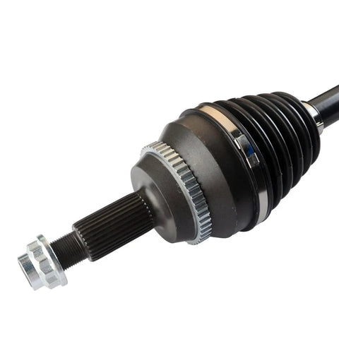 Close-up of Front Right CV Axle Assembly 14E008R Direct Fit Swap In For 2011 2016 Toyota Sienna Neoprene Boot