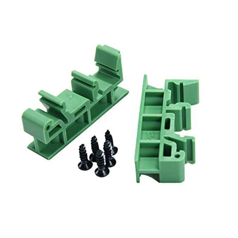 Set Of Five PCB DIN C45 Rail Adapter Brackets For Circuit Board Mounting On 35mm DIN Rail Easy To Install And Detach Bracket Carrier