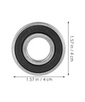 Sealed Deep Groove Miniature Ball Bearings Kit For Electric Vehicle Hubs High Speed Rear Axle Bearings Wear Resistant Replacement For EV Drives And Hub Upgrades, 4 cm sealed bearing
