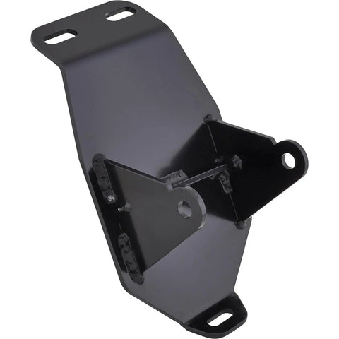 Hella Strong Steel LS Swap Motor Mounts For 67 To 72 Chevy C10 Pickup, black powder-coated steel engine mount.
