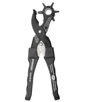 Leather Hole Punch Kit With Easy Squeeze Lever Rotating Punch Wheel German Made Pro Grade Handheld Leather Tool For Precise Holes