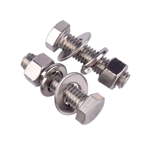 stainless steel hex bolt kit with nuts and washers for DIY