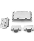 Heavy Duty Metal Chassis Protective Plate For One Tenth Scale RC Cars And Tracked Vehicles Upgrades And Replacement Parts For FCX10 K5 Rugged Shield