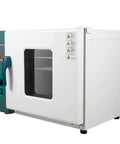 Heavy Duty Double Rack Electric Convection Drying Oven With Sharp Digital Temp Control And Independent Fan Switch Built Like A Tank For Labs Schools And Research Jobs Running Smooth, 45L chamber, dual rack design.