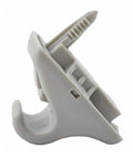 Side view of gray ABS plastic 2 Pcs Sun Visor Holder Clip Retainer Replacement Bracket Supports For Elantra 2011 To 2023