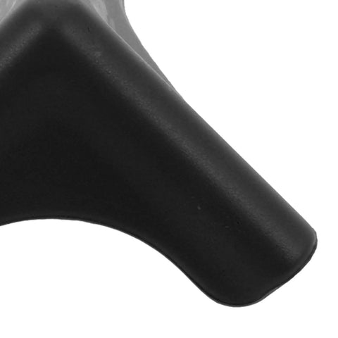 Black silicone corner guard for sharp furniture edges, part of Silicone Corner Guards 4 Pack For Sharp Furniture Edges And Kitchen Counters