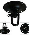 Beefy Stainless Steel Speed Bag Swivel Kit With 360 Degree Ball Bearing Rotation Universal 4 Bolt Base Quick Change Pin Heavy Duty Speed Bag Platform Hardware For Boxing Home Gym, black
